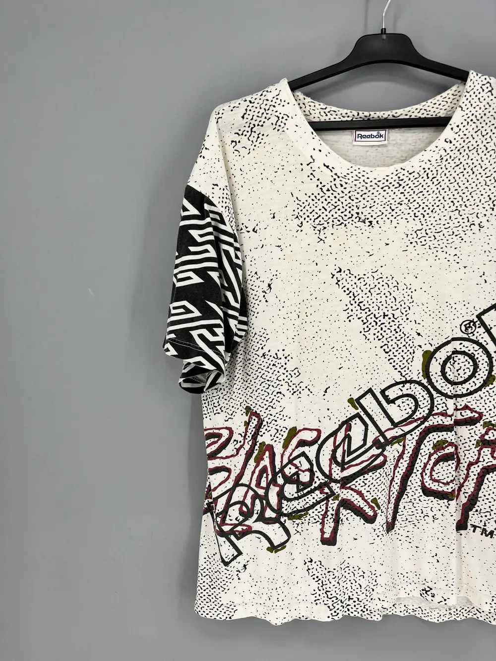 Reebok REEBOK BlackTop Vintage T-Shirt Big Logo Tee Basketball 90s Size US XL / EU 56 / 4 - 4 Thumbnail