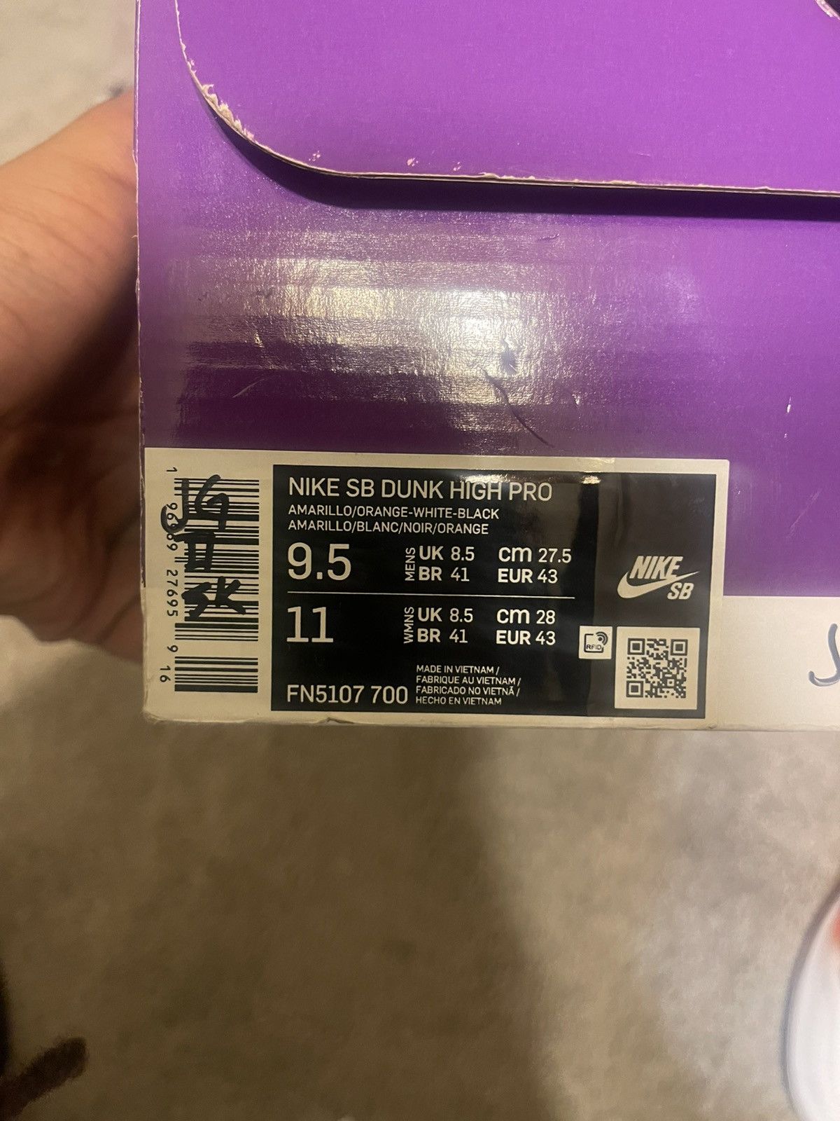 Nike Nike SB Dunk High Sweet Tooth Candy Corn Size US 9.5 / EU 42-43 - 8 Thumbnail