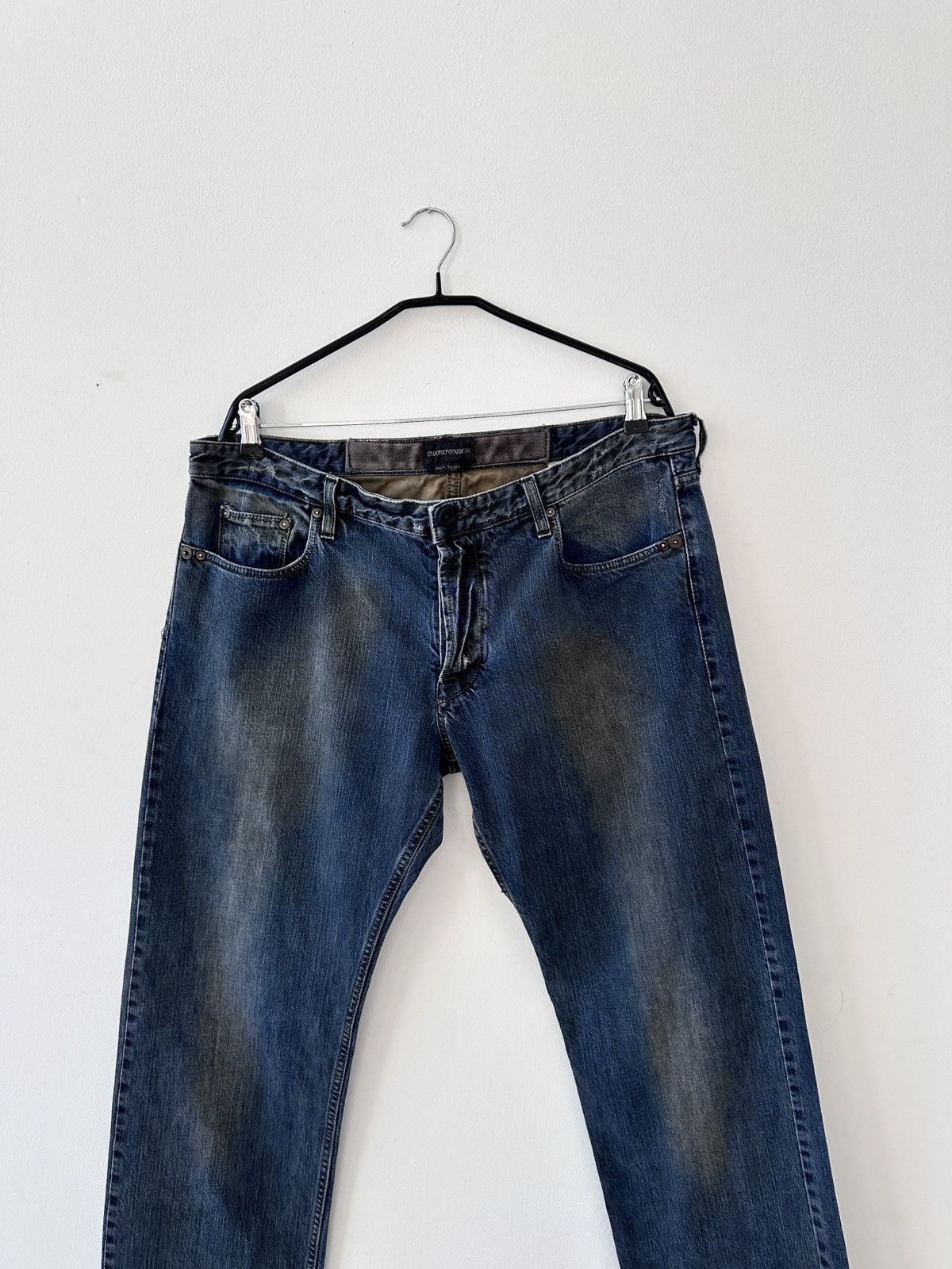 Emporio Armani Emporio Armani Sean Basic Fit Jeans Mens Size 38 Blue Denim Size US 38 / EU 54 - 7 Thumbnail