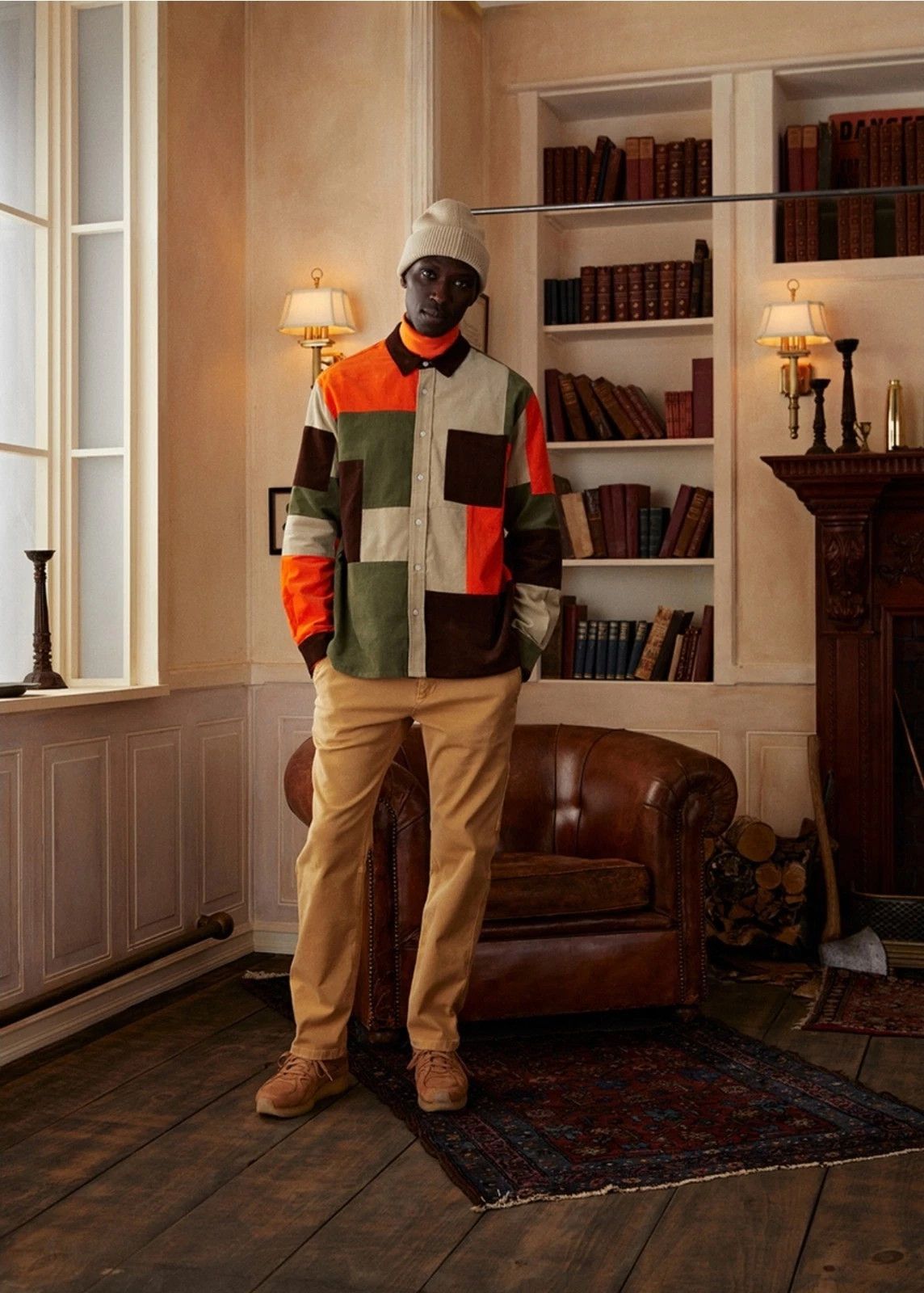Kith Kith Patchwork Cord Ludlow Shirt in Pimento Orange Large Size US L / EU 52-54 / 3 - 2 Thumbnail