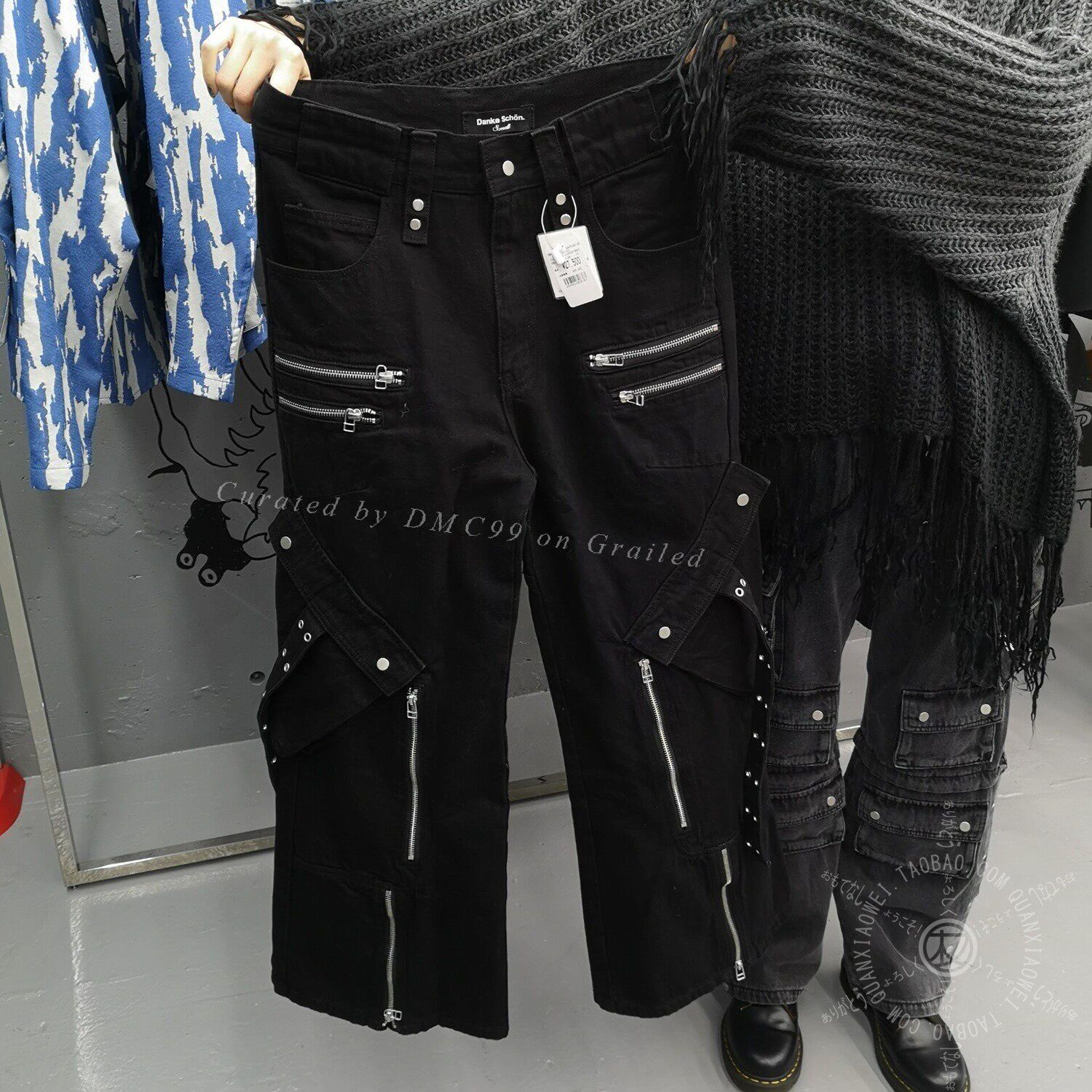 Other Goar Archive Black Zipper Jeans | Grailed