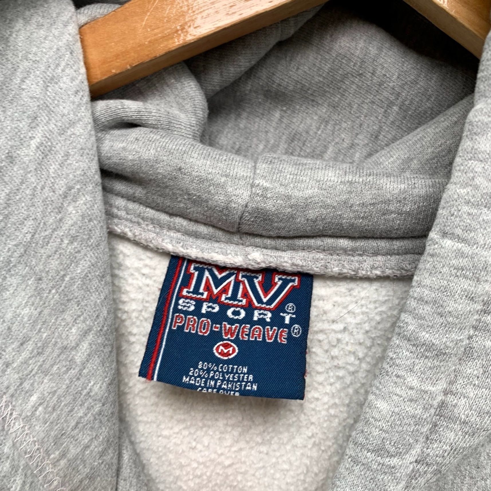Vintage VINTAGE Aurora University Spartans Hoodie Sweatshirt Mens Medium Hooded Gray Pro Weave Size US M / EU 48-50 / 2 - 3 Thumbnail