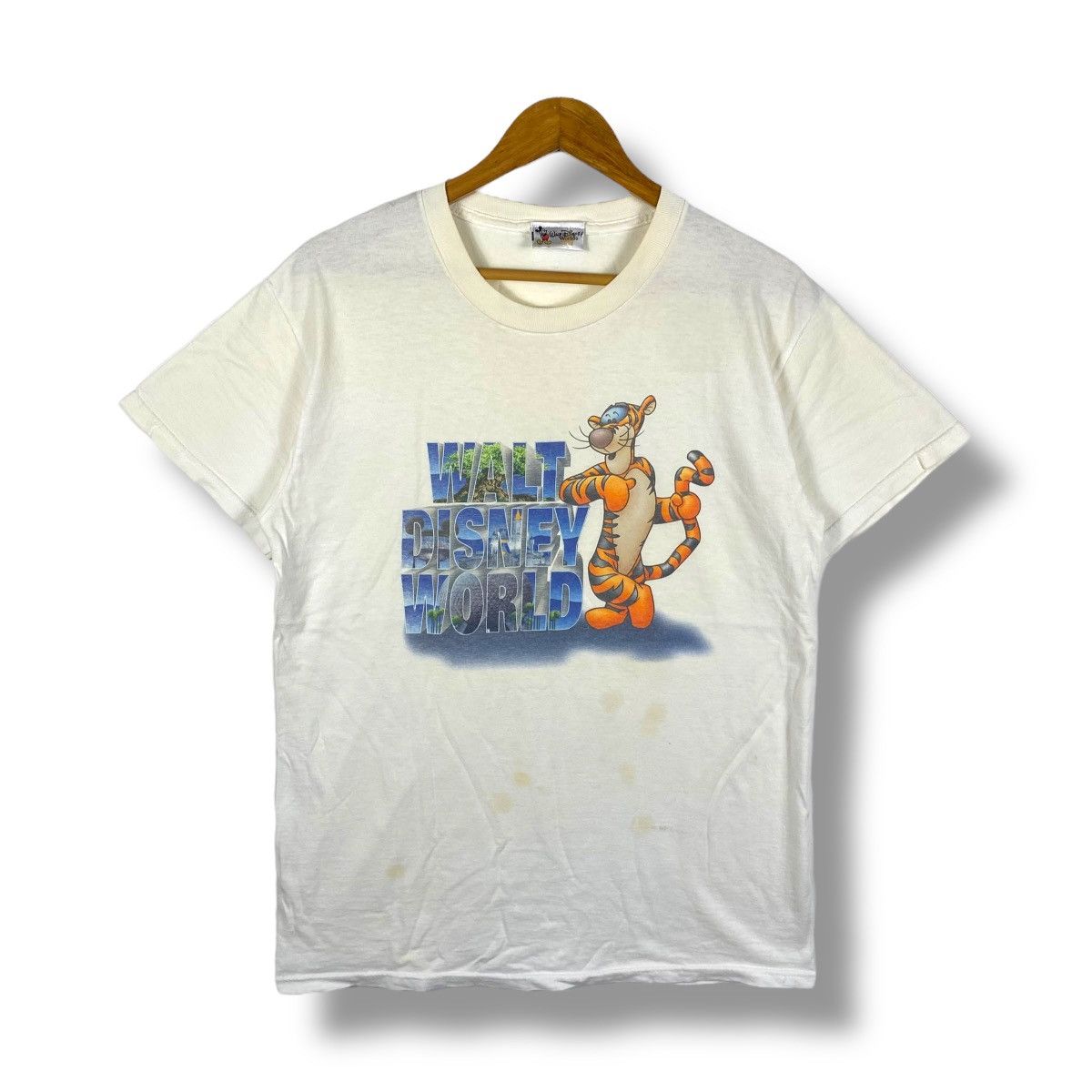 Disney Vintage 00's WALT DISNEY WORLD Tigger Cartoon Graphic Tee Size US L / EU 52-54 / 3 - 1 Thumbnail