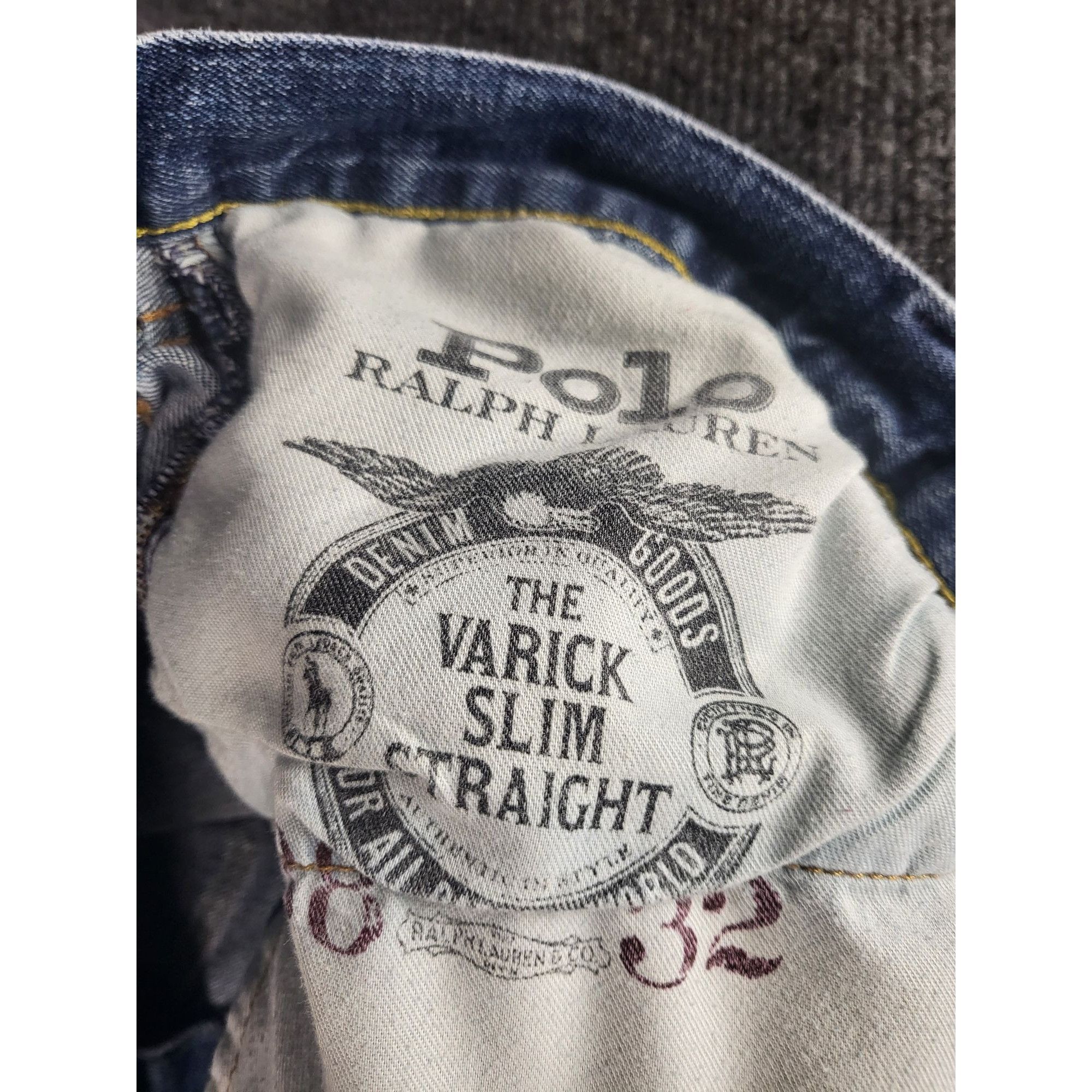 Polo Ralph Lauren Polo Ralph Lauren The Varick Slim Straight Jeans Men Sz 38X3 Size US 38 / EU 54 - 6 Thumbnail
