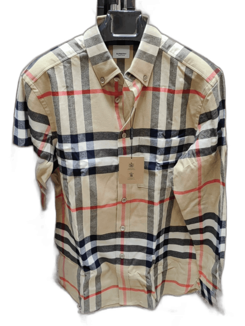 Burberry Burberry Classic Plaid Long Sleeve Shirt Size US S / EU 44-46 / 1 - 1 Thumbnail