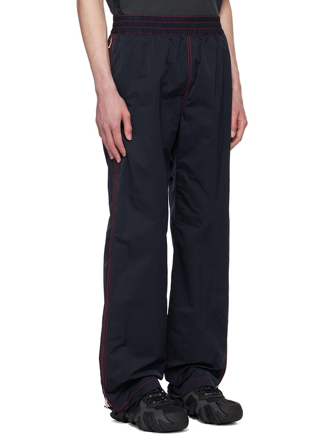 Bottega Veneta o1lf3ng10825 Tech Nylon Pants in Navy Size US 34 / EU 50 - 2 Thumbnail