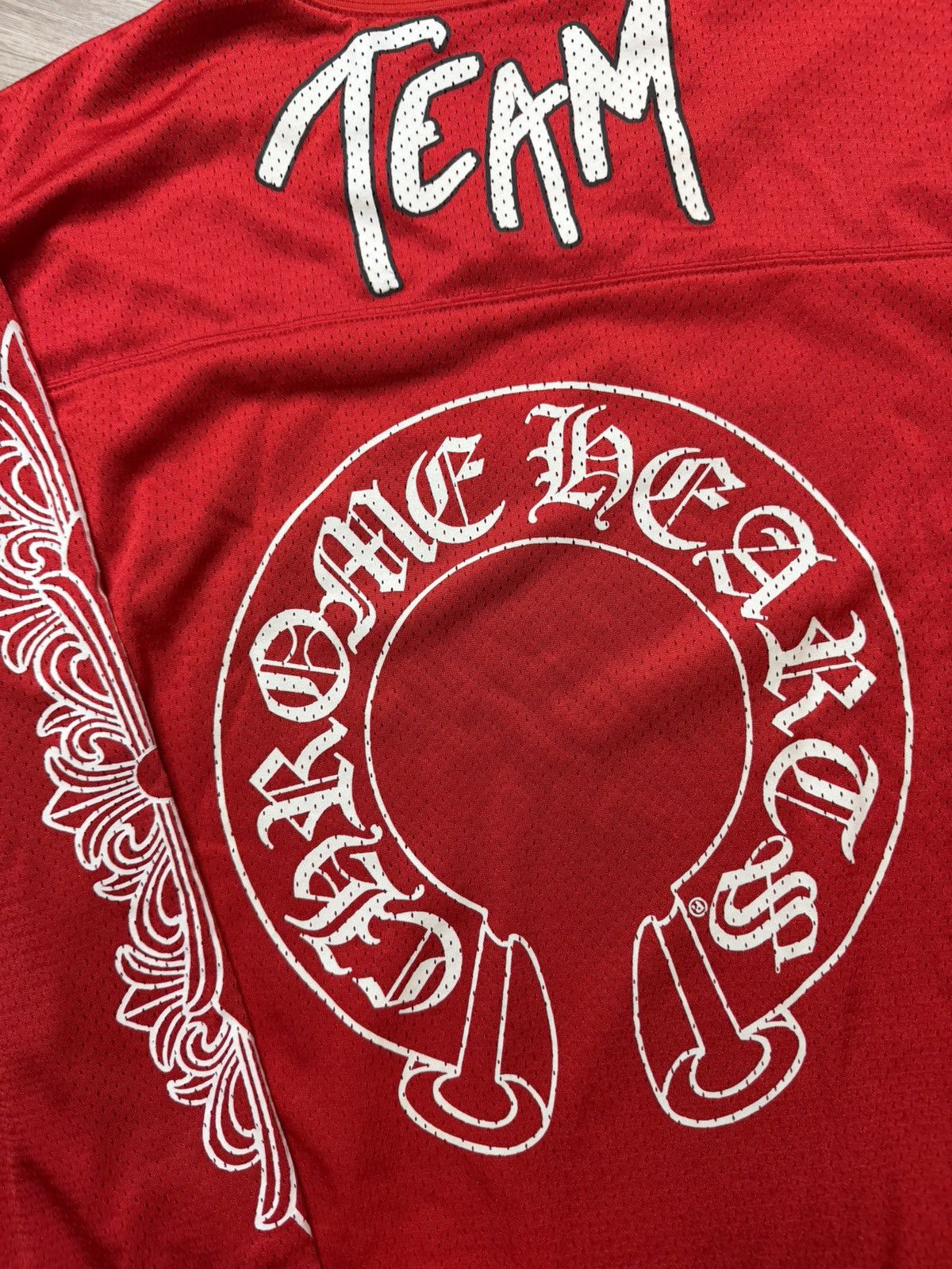 Chrome Hearts Chrome Hearts Red Jersey longsleeve Size US M / EU 48-50 / 2 - 6 Thumbnail