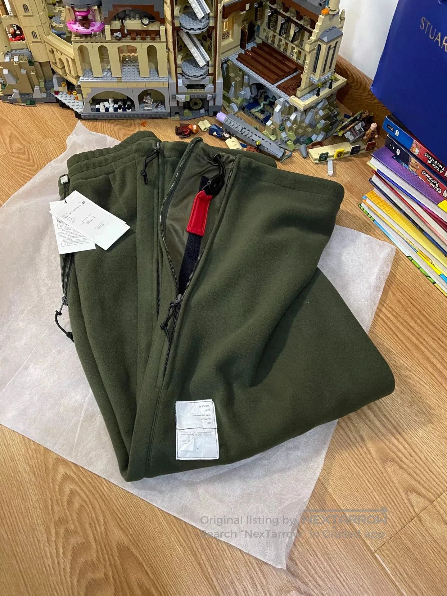 N.Hoolywood N.HOOLYWOOD Fleece Relaxed Straight Pants. Size US 36 / EU 52 - 1 Thumbnail