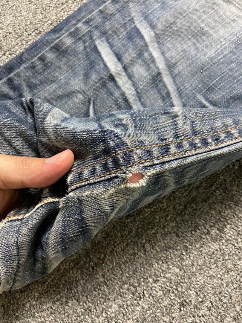 Japanese Brand ANTFUI World Brand Distressed Jeans (186) Size US 32 / EU 48 - 8 Thumbnail