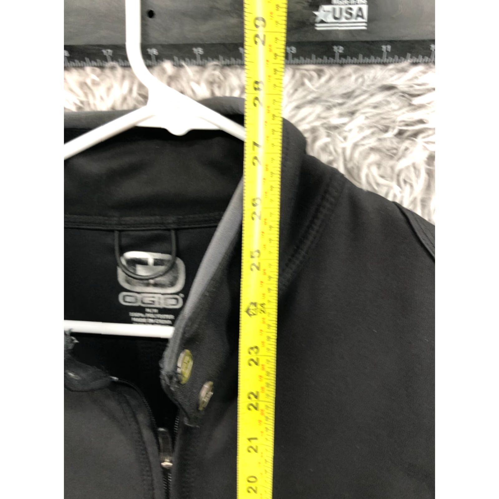 Vintage OGIO Jacket Full Zip Up Mock Neck Long Sleeve Black Soft Shell Men M Regular City Logo Modern Classic Men’s Size M Size US M / EU 48-50 / 2 - 6 Thumbnail