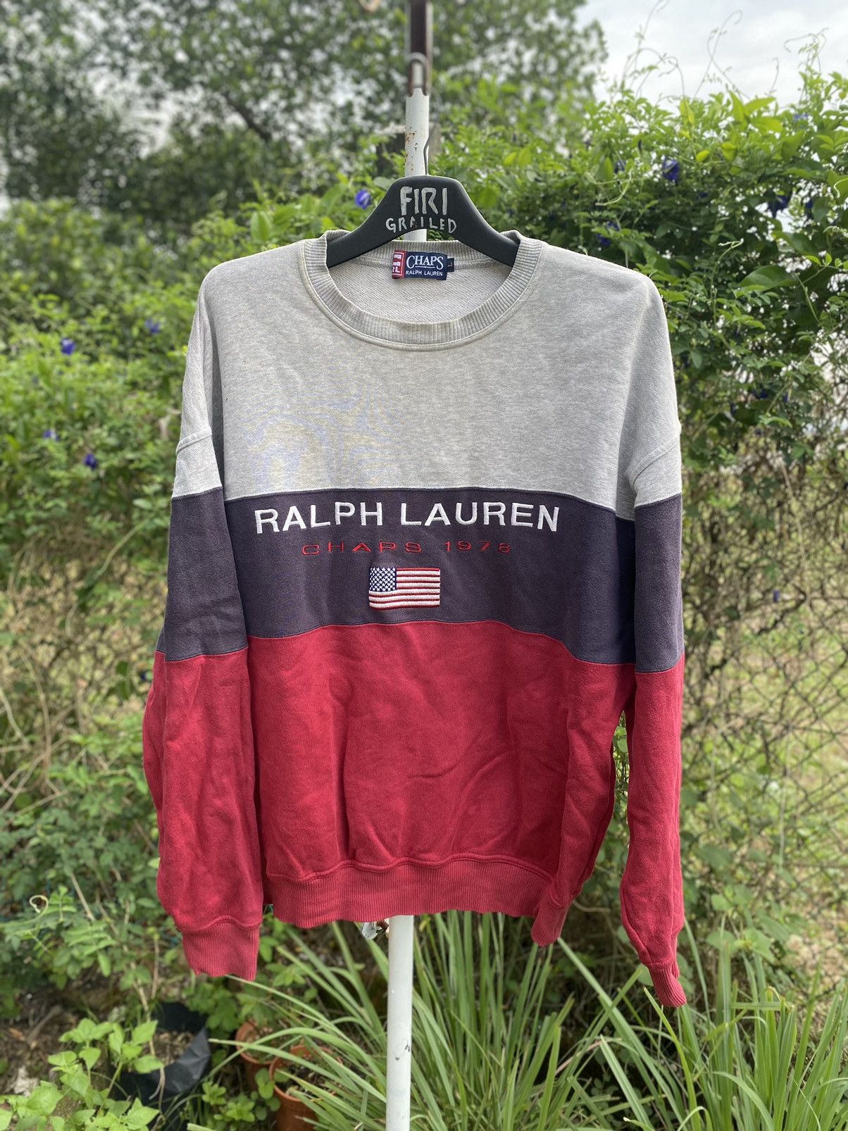 Chaps × Ralph Lauren × Vintage Chaps Ralph Lauren 3 Colour Sweater Size US L / EU 52-54 / 3 - 1 Thumbnail