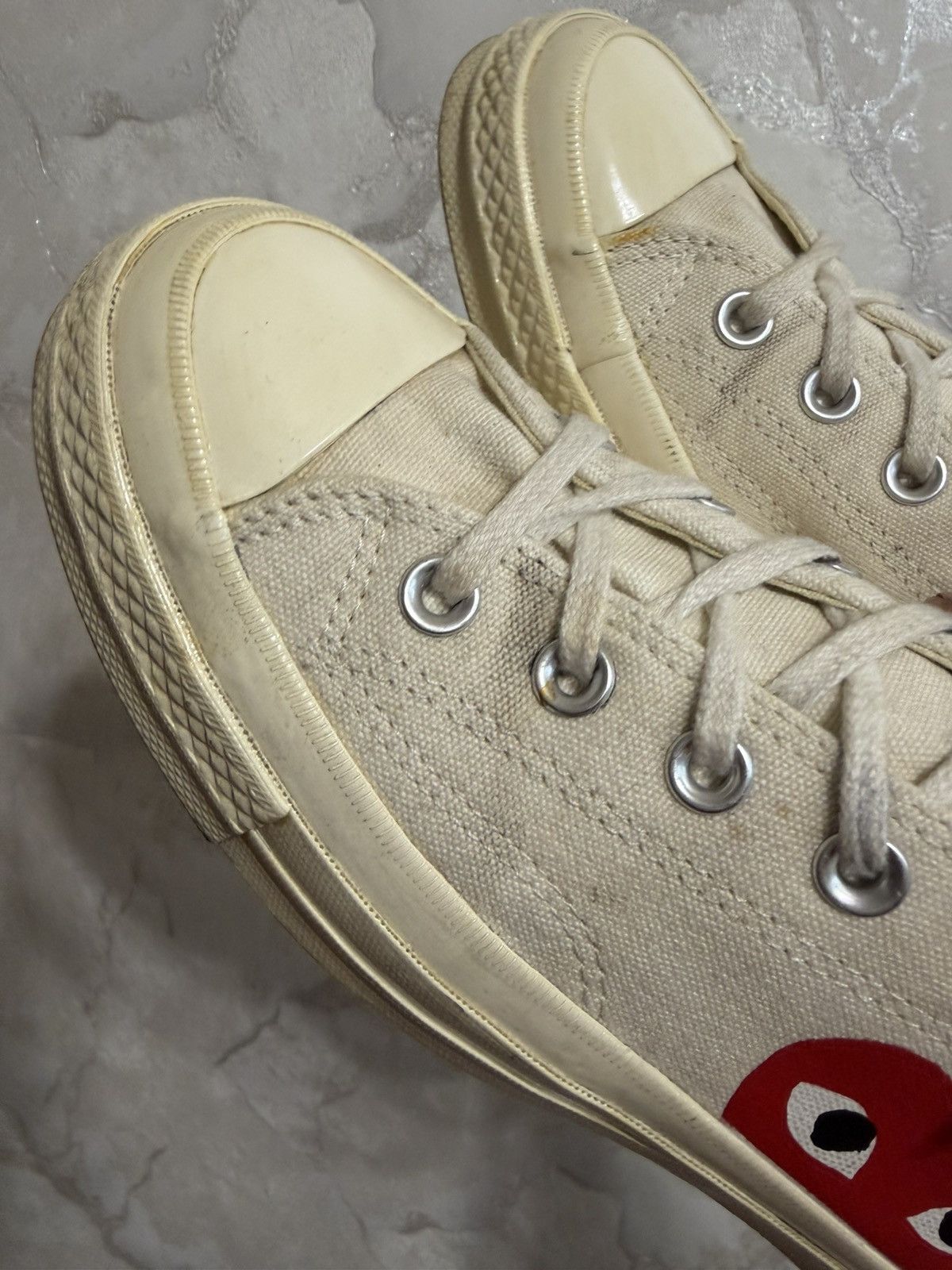 Comme des Garcons PLAY × Converse RARE Convers Comme Des Garcons PLay 70"s Size 8 Size US 8 / EU 41 - 8 Thumbnail