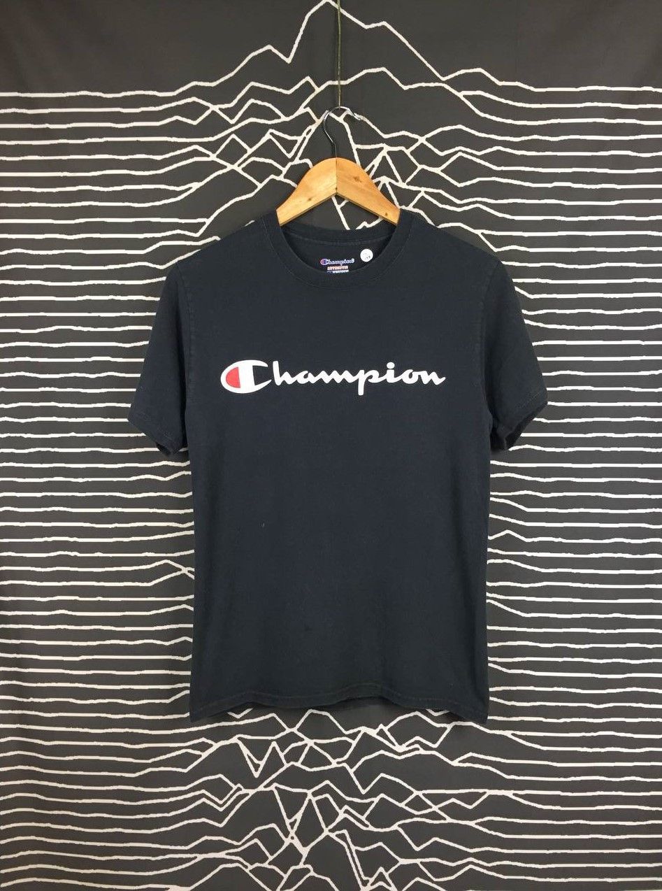 Champion × Vintage Champion Authentic Spell Out Logo Essential Tee Size US S / EU 44-46 / 1 - 1 Thumbnail