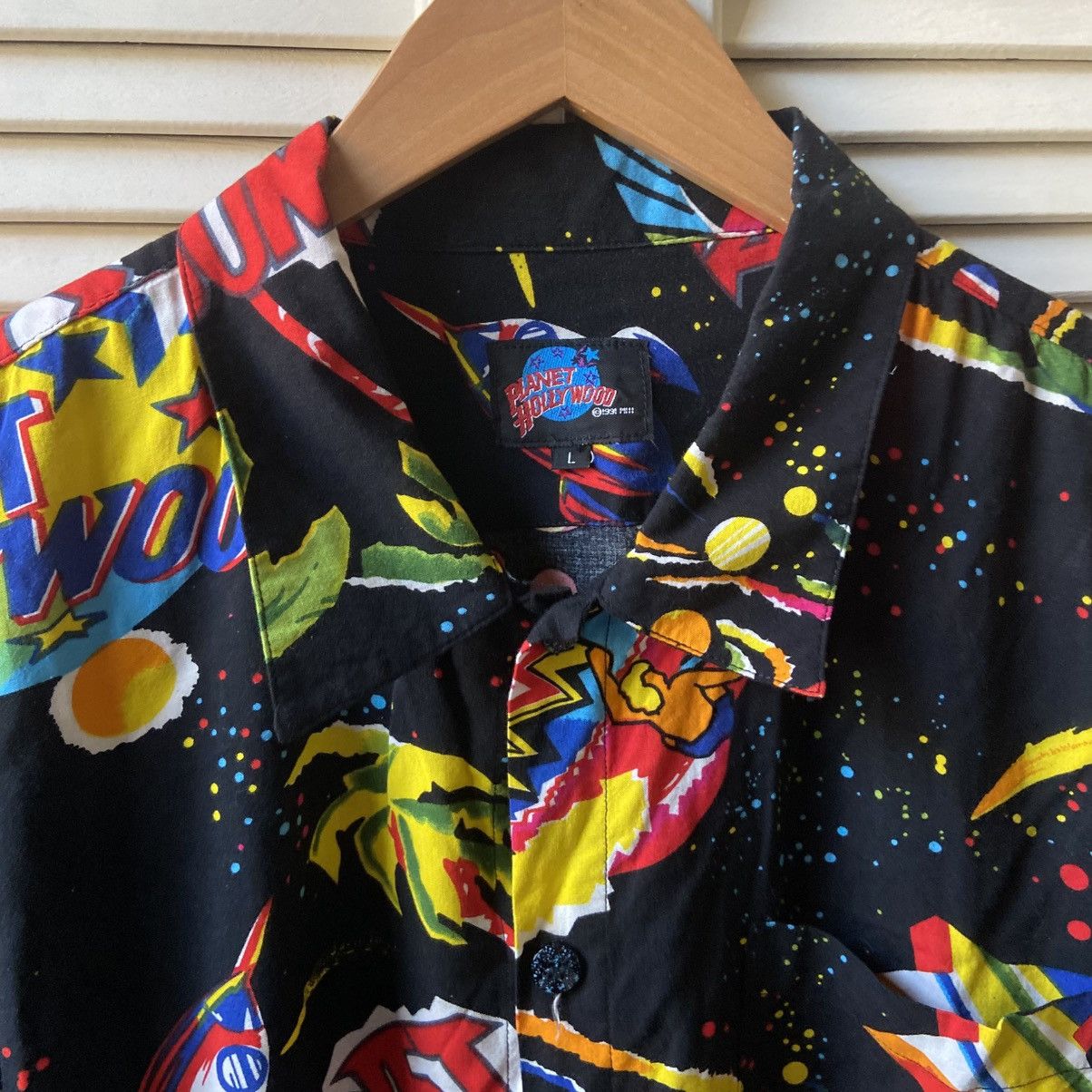 Planet Hollywood × Vintage Vintage 1991 Jams World Planet Hollywood Space Island Shirt Size US L / EU 52-54 / 3 - 3 Thumbnail