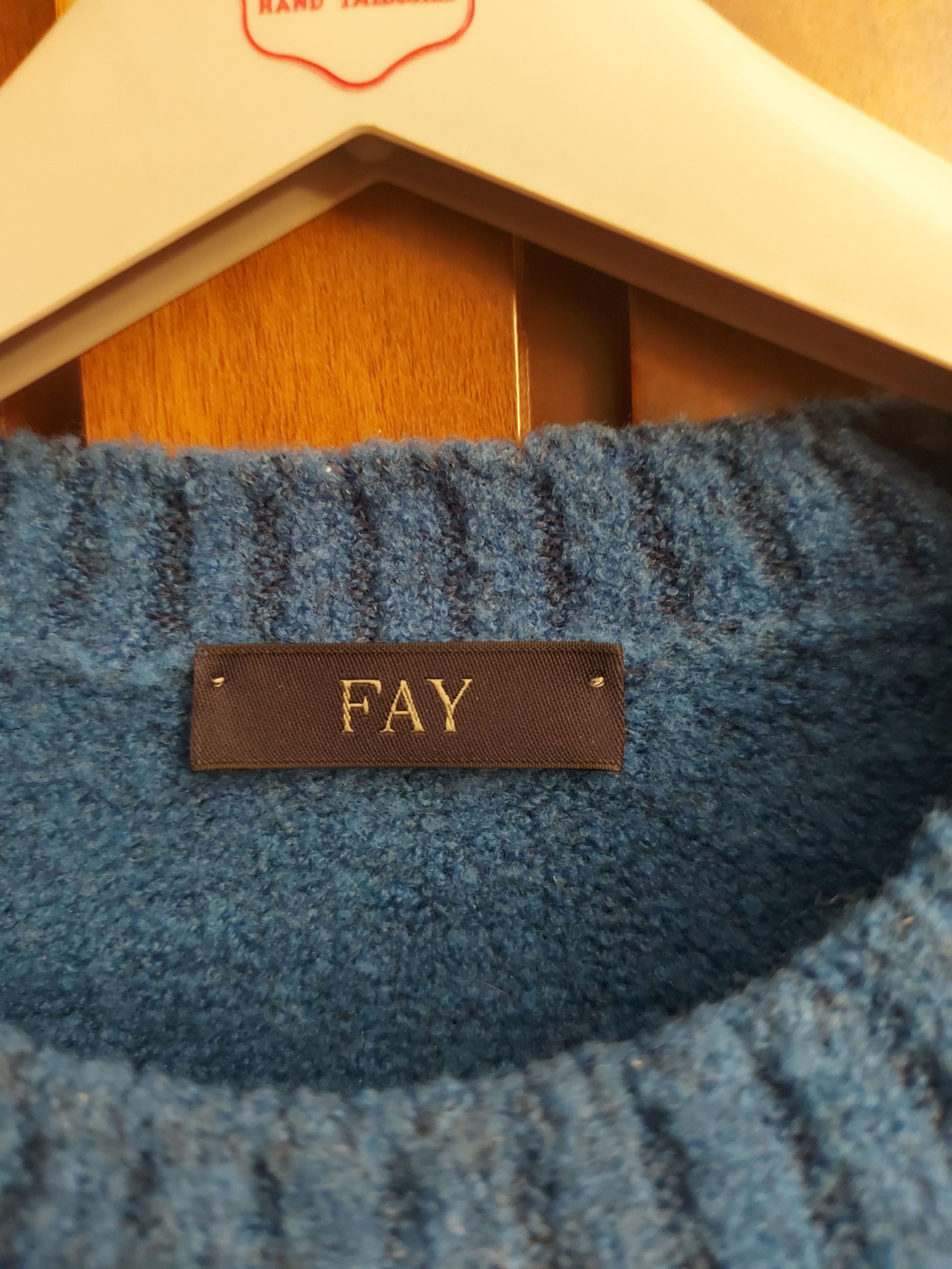 Fay FAY SWEATER BLUE Size US L / EU 52-54 / 3 - 4 Thumbnail