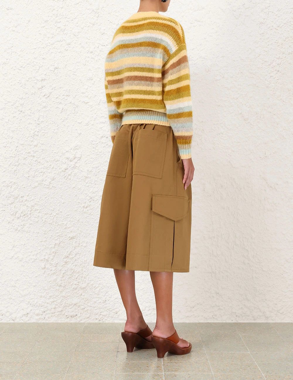 Zimmermann oc11z0226 Illuminate Blouson Sweater In Multicolor Size L / US 10 / IT 46 - 4 Thumbnail