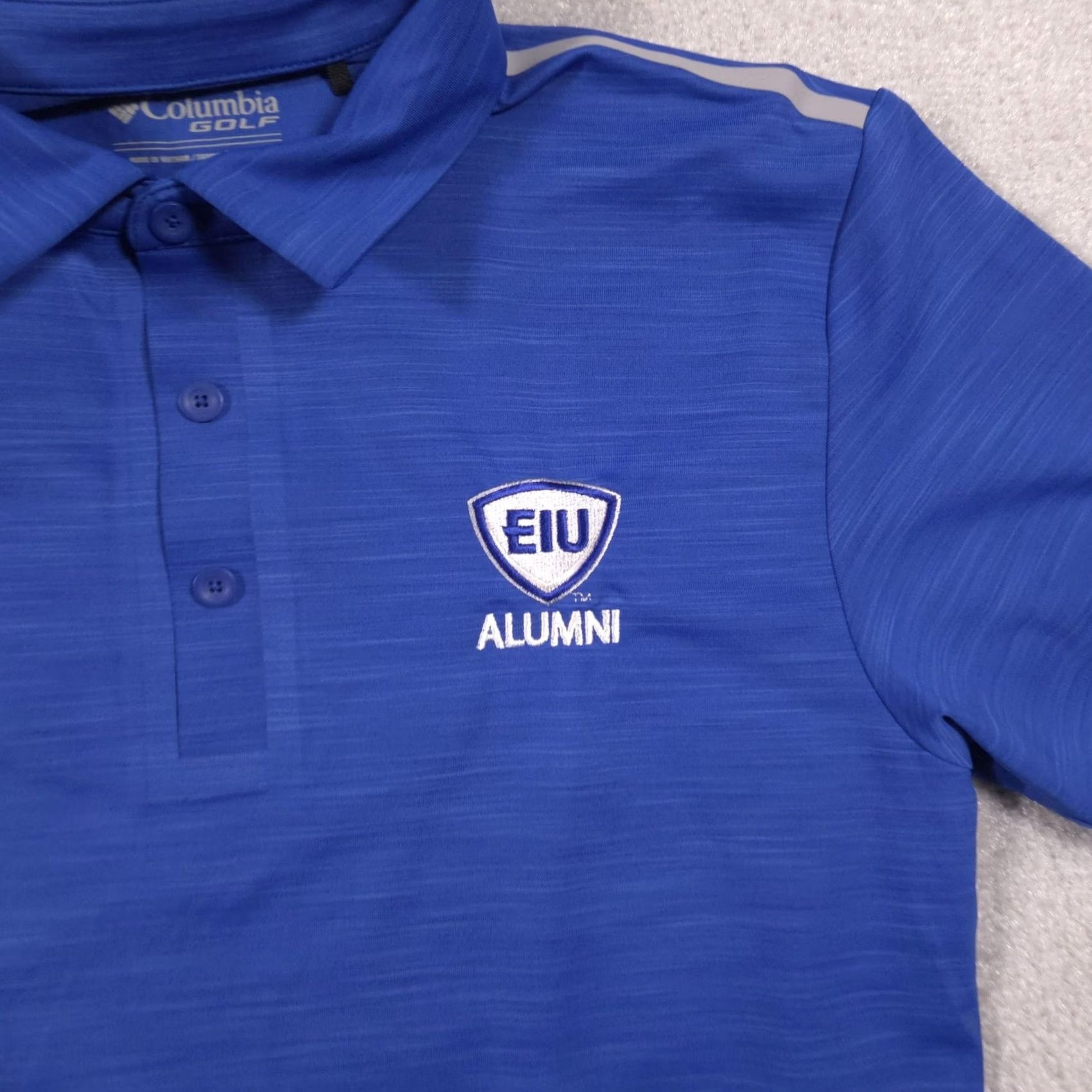Vintage Columbia Polo Shirt Mens S Blue Omni-Wick Golf EIU Alumni Embroidered Logo Shirt Bryn Women? Size US S / EU 44-46 / 1 - 3 Thumbnail