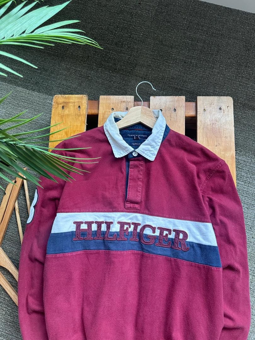 Designer × Other × Tommy Hilfiger TOMMY HILFIGER RUGBY SHIRT Size US L / EU 52-54 / 3 - 2 Thumbnail