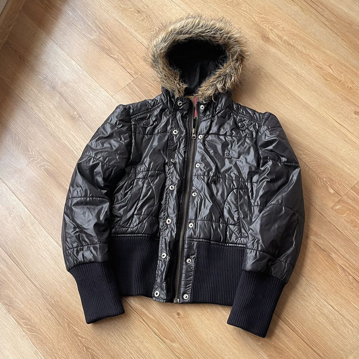 If Six Was Nine Vintage Fur Bomber Jacket LGB Style Size M / US 6-8 / IT 42-44 - 7 Thumbnail