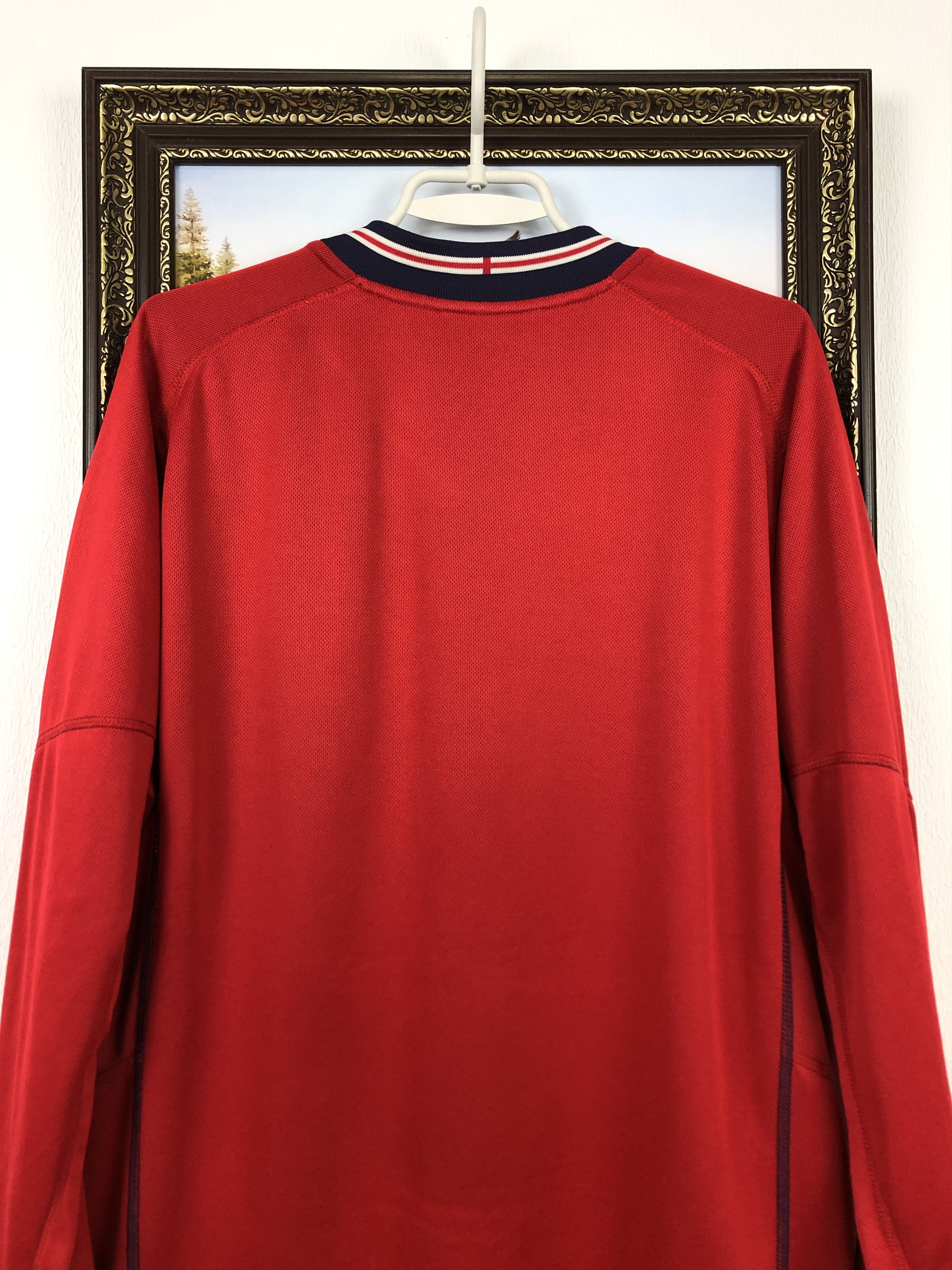 Umbro × Vintage England football shirt 2002 Reversible Long Sleeve Jersey Size US L / EU 52-54 / 3 - 12 Thumbnail
