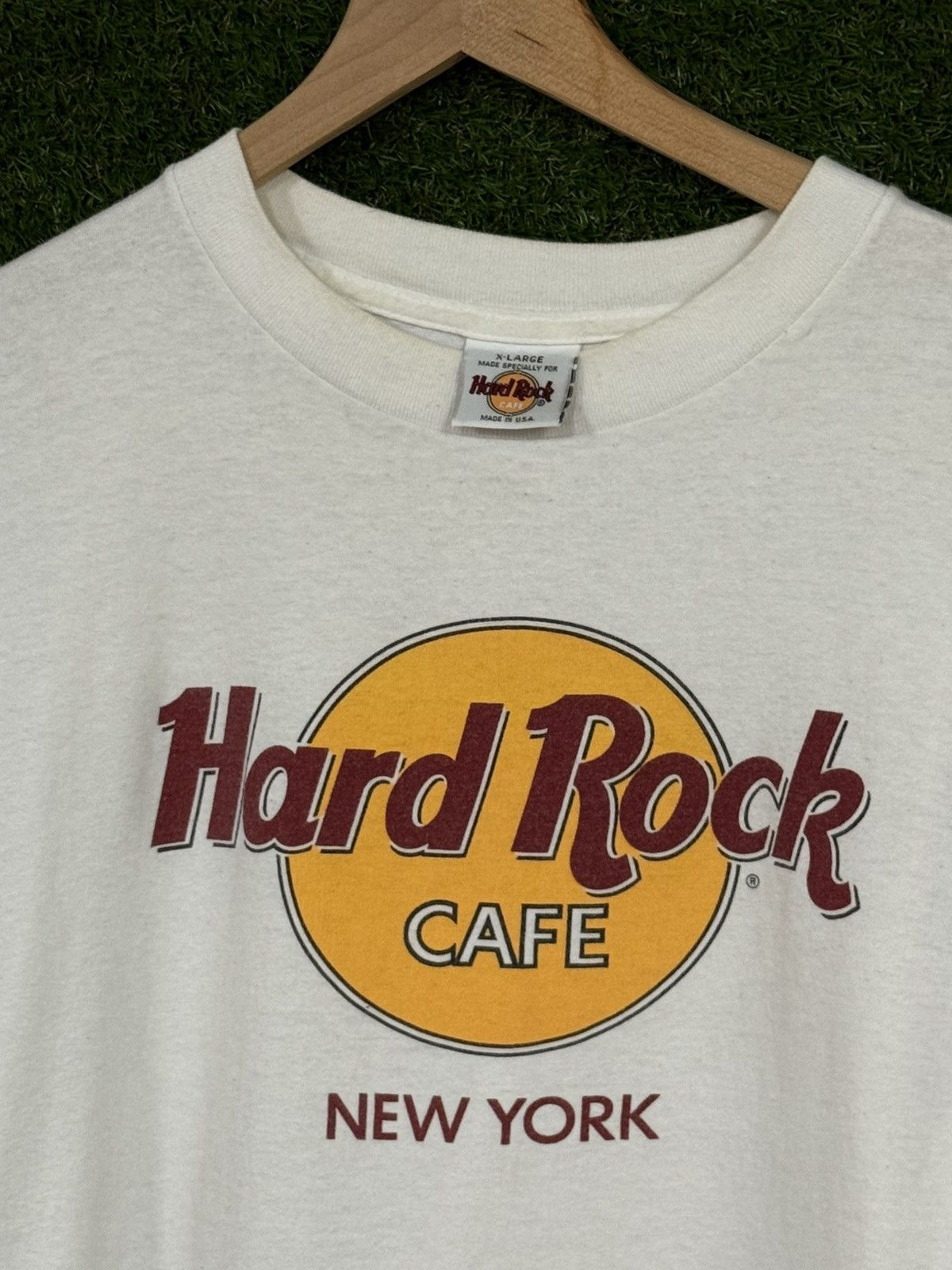 Hard Rock Cafe Vintage Hard Rock Cafe New York Restaurant Food T Shirt NY Size US XL / EU 56 / 4 - 2 Thumbnail