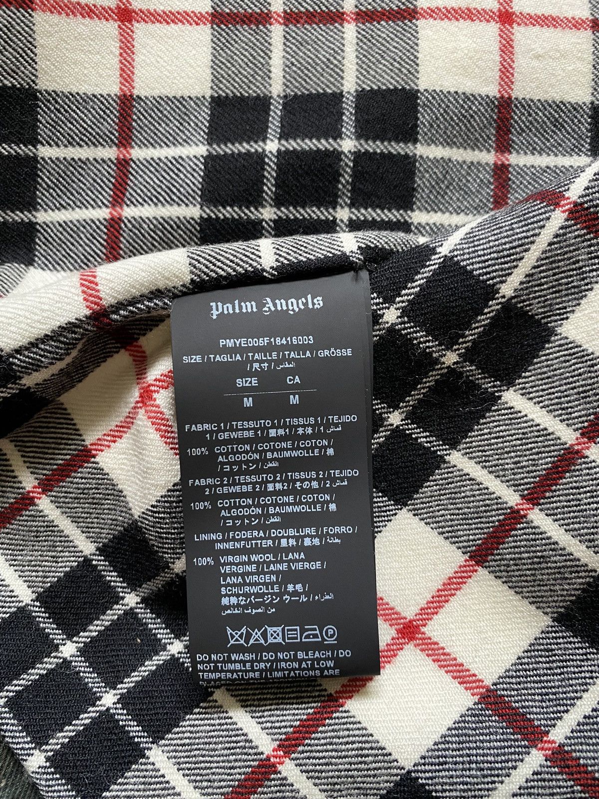 Palm Angels Palm Angels American Gothic Work Jacket Size 40R - 15 Thumbnail