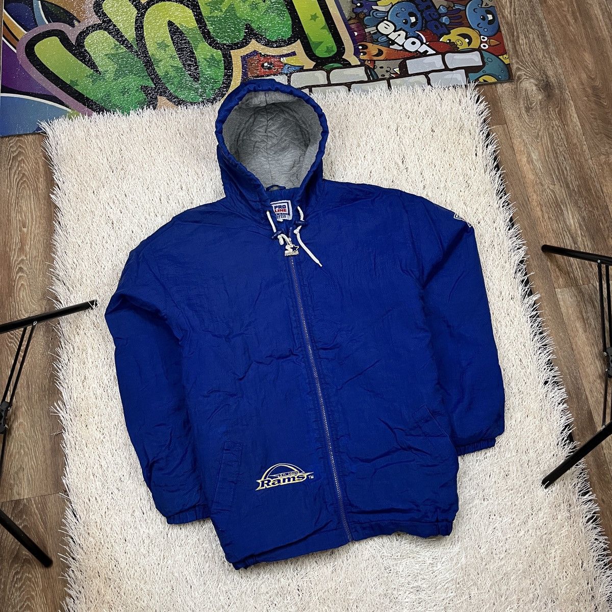 NFL Vintage St Louis Rams NFL Starter Jacket proline authentic Size US M / EU 48-50 / 2 - 1 Thumbnail