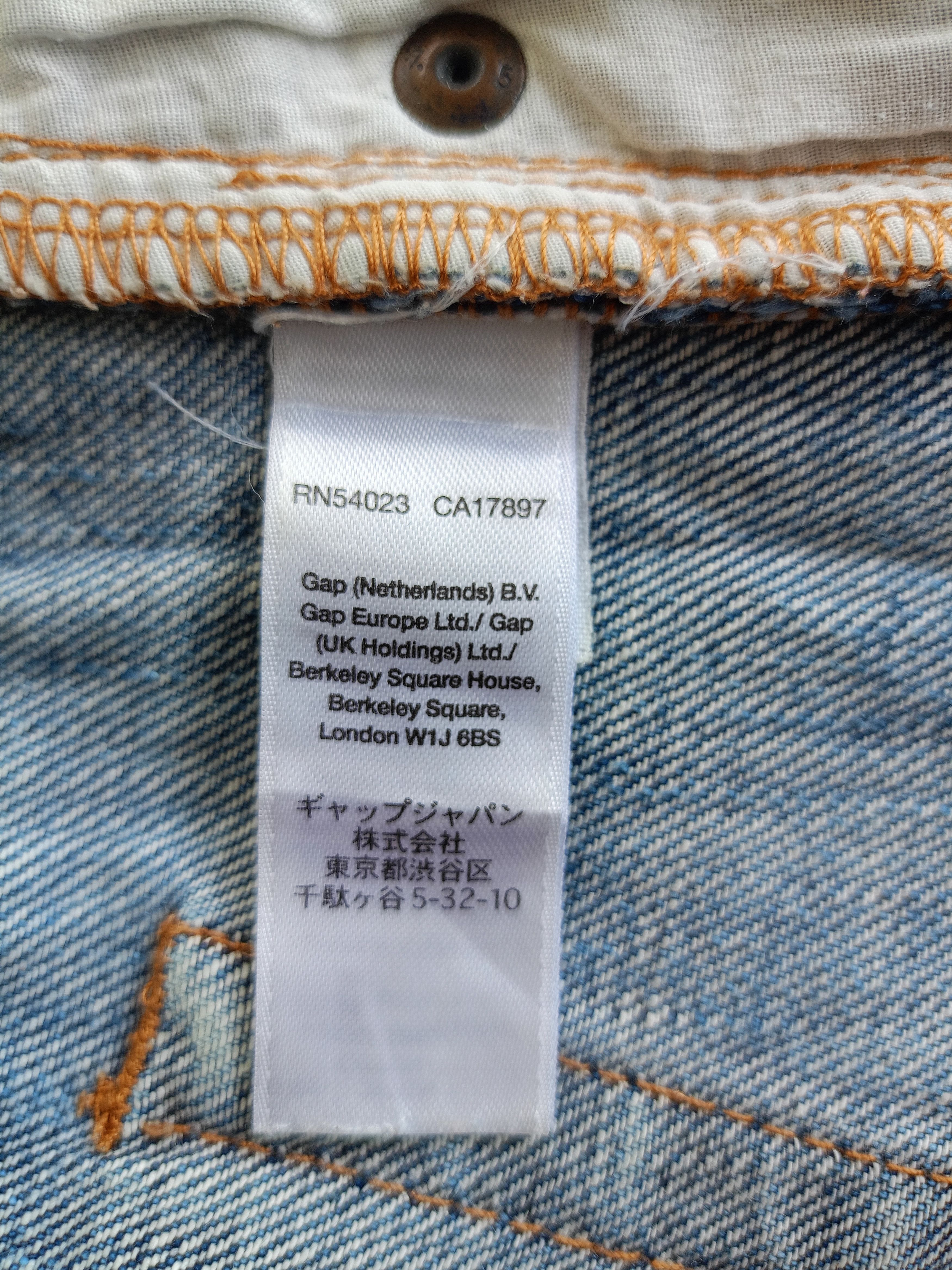 Gap × Vintage GAP 1969 Distressed Vintage Streetwear Men's Jean Size US 31 - 13 Thumbnail
