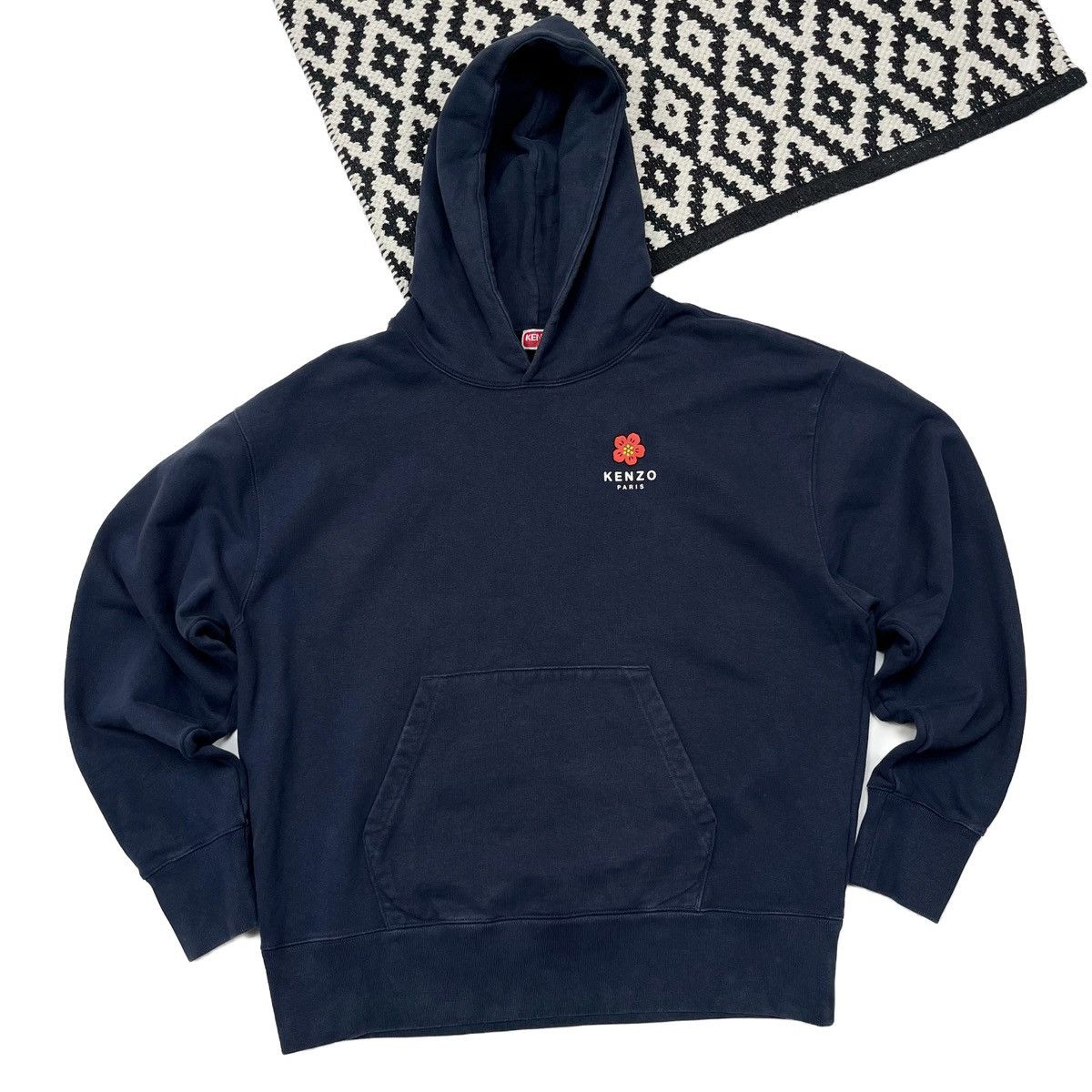 Kenzo Kenzo Paris Boke Flower Nigo Era Oversized Hoodie Logo Blue Size US M / EU 48-50 / 2 - 2 Thumbnail