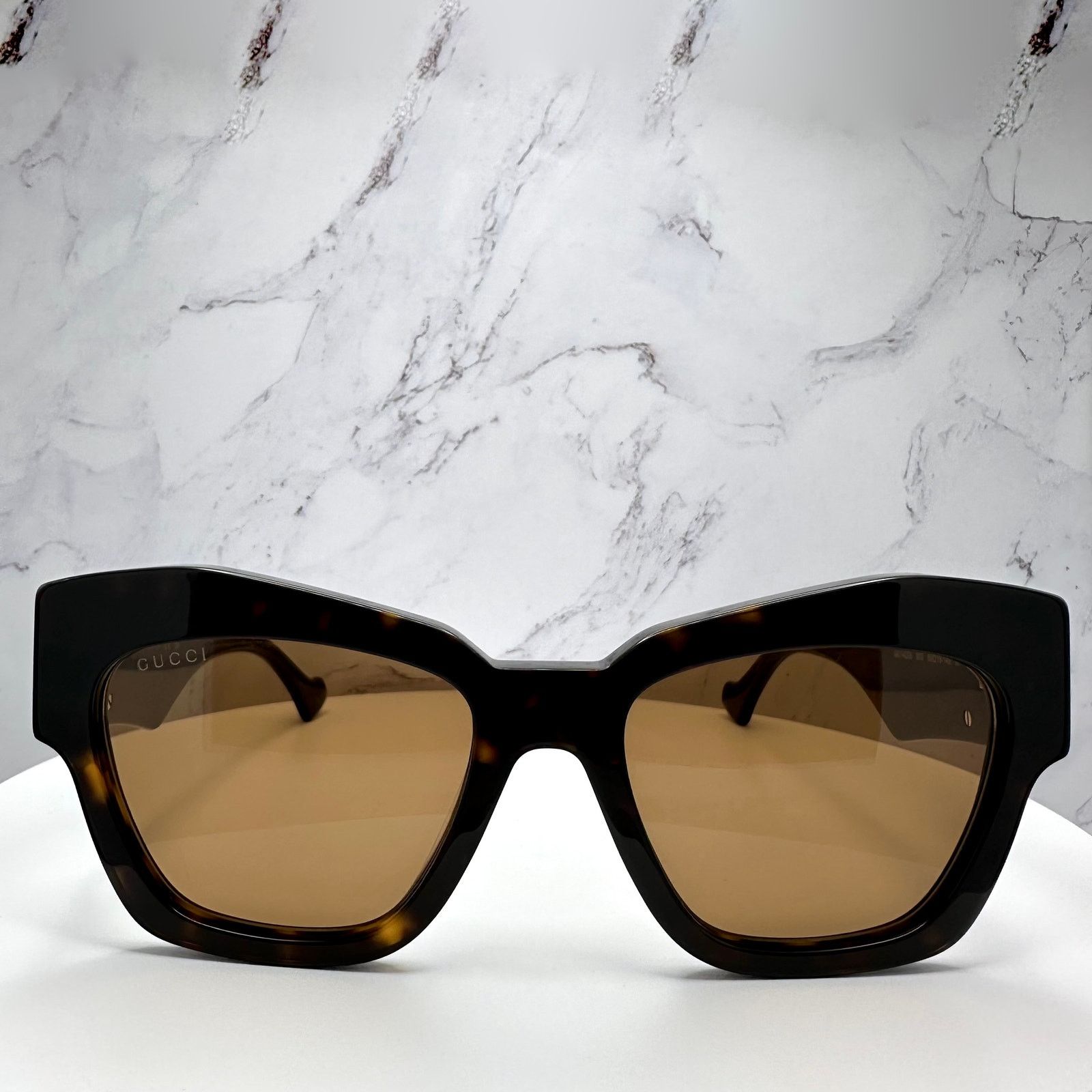 Gucci New Gucci Sunglasses Brown Size ONE SIZE - 17 Thumbnail