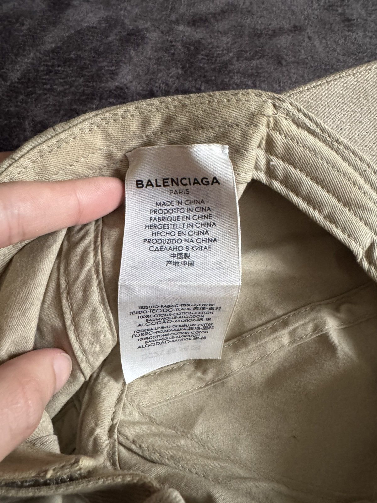 Balenciaga Rare ballenciaga beige cap logo Size ONE SIZE - 8 Thumbnail