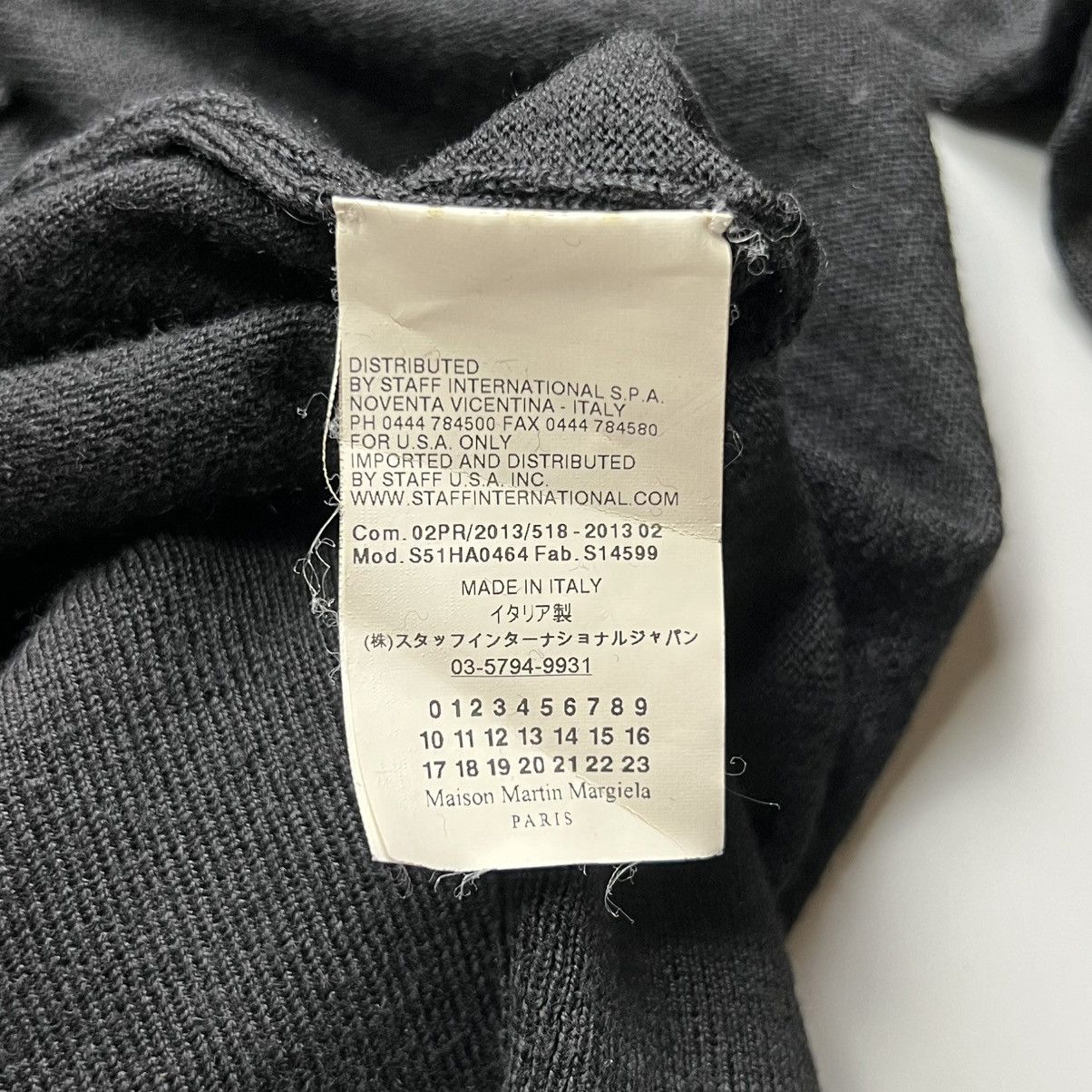 Maison Margiela Maison Margiela - Line 4 Double Collar Wool - Cardigan Size ONE SIZE - 8 Thumbnail