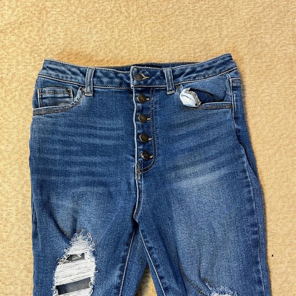 Designer Wax Jeans 9/29 Size 29" - 3 Thumbnail