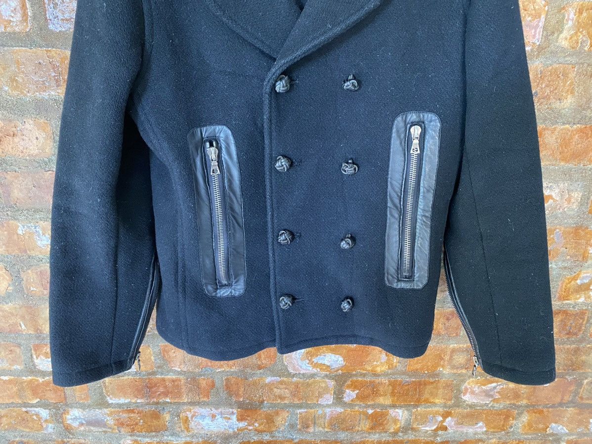 Ekam 1990s Rawlife by Ueno Shokai RIRI zipper leather Heavy coat Size US L / EU 52-54 / 3 - 4 Thumbnail