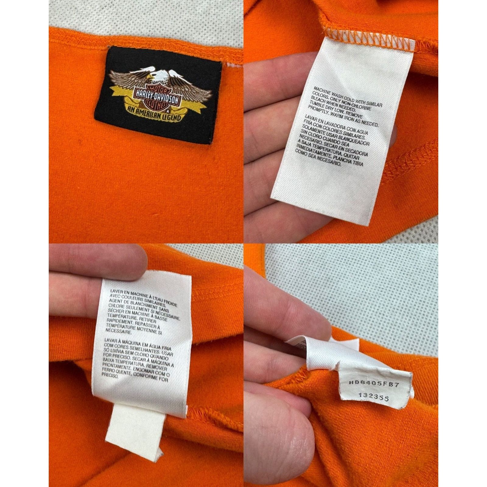Harley Davidson Harley-Davidson Women's Short Sleeve Pullover T-Shirt Size S / US 4 / IT 40 - 2 Thumbnail