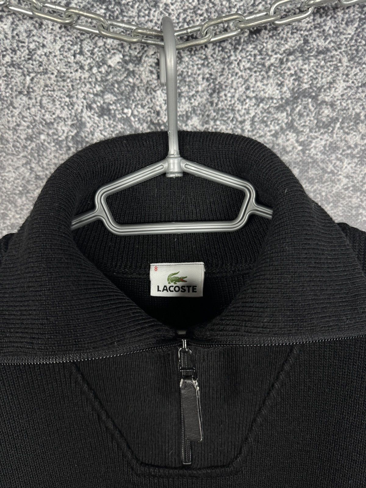 Lacoste Lacoste 1/4 Zip Wool Sweater Boack Jumper Luxury Size 8 XXL Size US XXL / EU 58 / 5 - 10 Thumbnail