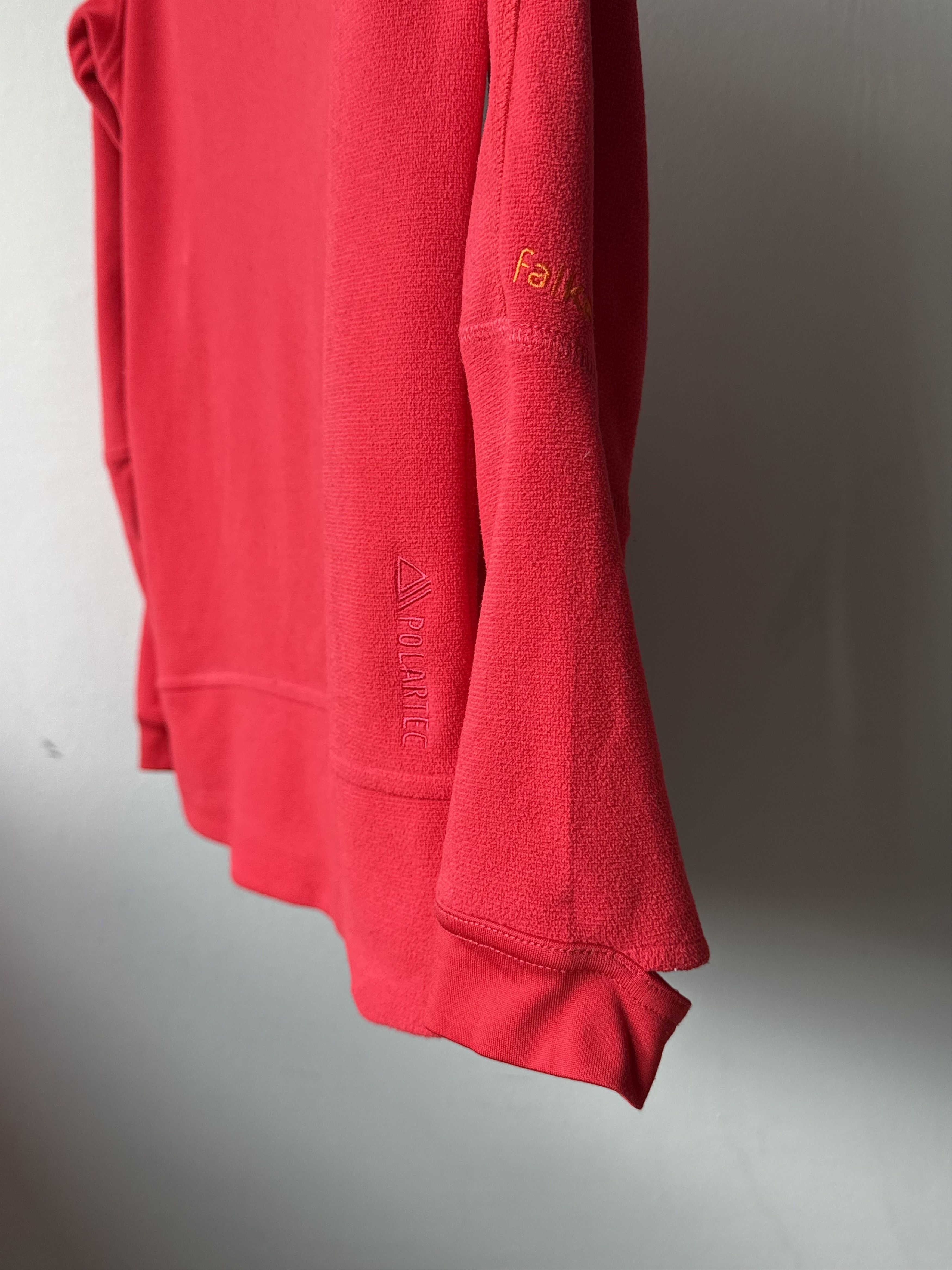 Norrona Norrona Falketind Warm1 Red Polartec Fleece Outdoor Hoodie Size M / US 6-8 / IT 42-44 - 12 Thumbnail
