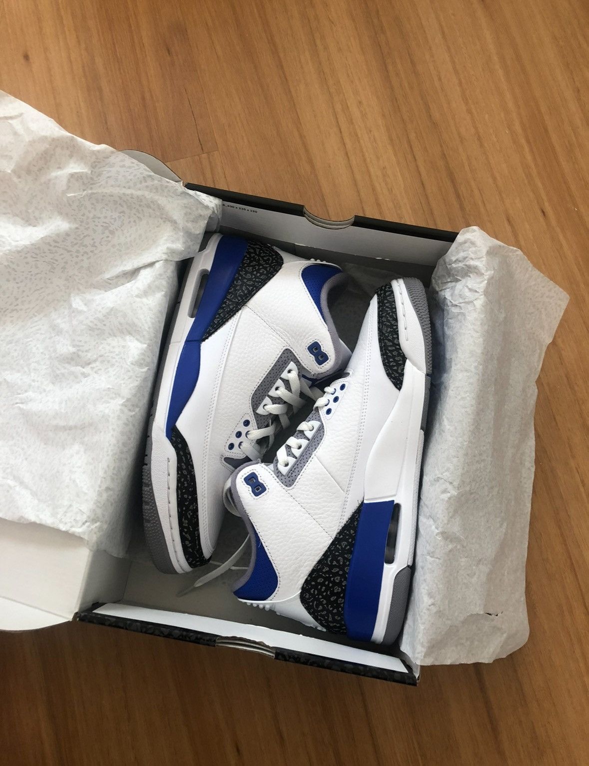 Jordan Brand Air Jordan 3 Retro - Racer Blue Size US 9.5 / EU 42-43 - 5 Thumbnail