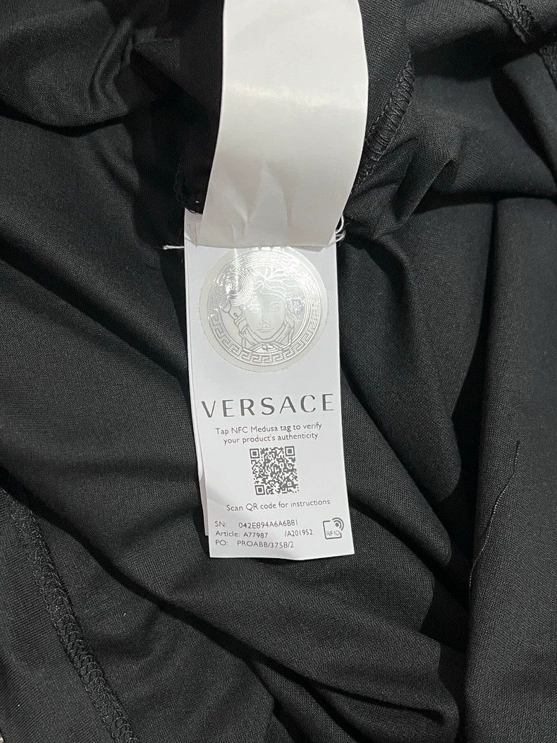 Versace Versace Medusa cotton crewneck short-sleeved T-shirt Size US XS / EU 42 / 0 - 7 Thumbnail