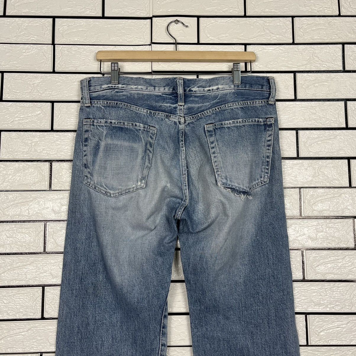 Spellbound Vintage Domingo By Spellbound Distressed Denim Size US 34 / EU 50 - 9 Thumbnail