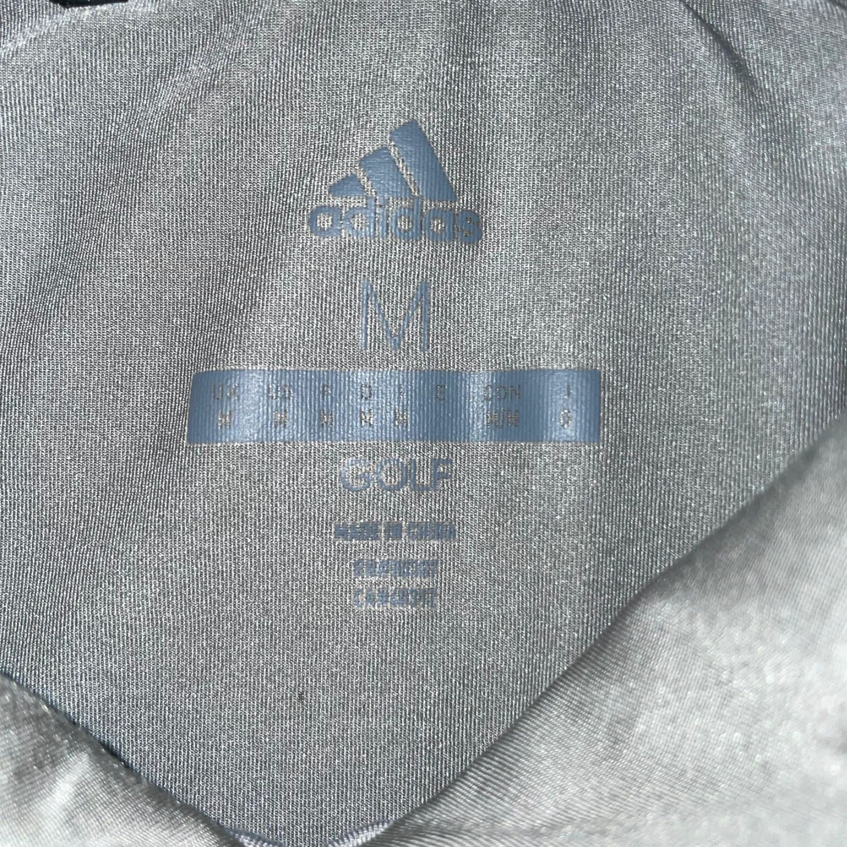 Adidas Adidas Golf Polo Shirt Mens M Gray Half Button-Down Polo Golf Shirt Size US M / EU 48-50 / 2 - 4 Thumbnail
