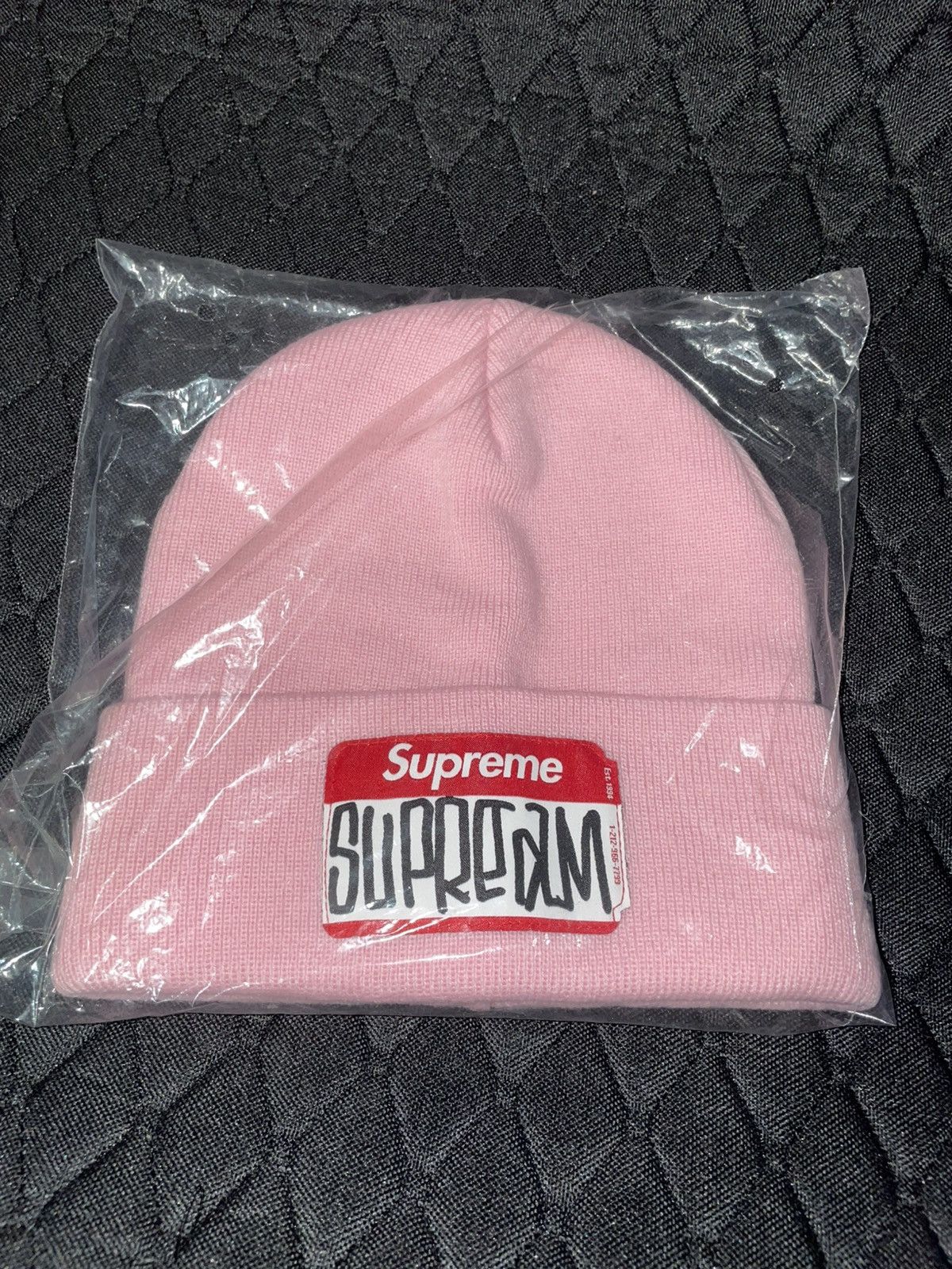 Pink Supreme Beanie | Grailed