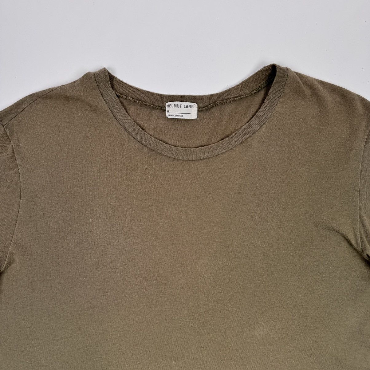 Helmut Lang Helmut Lang 1996 Logo Print Backstage Press T-Shirt Size US L / EU 52-54 / 3 - 3 Thumbnail