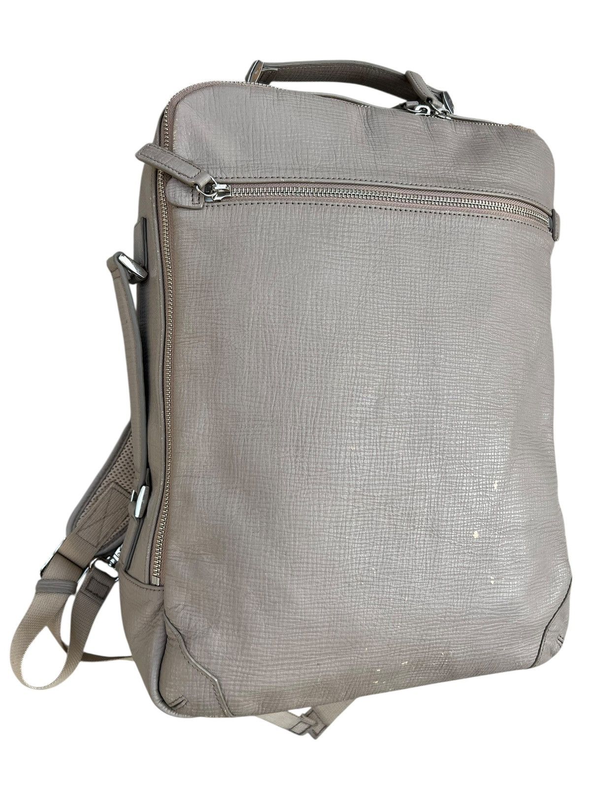 Leather Five Woods Japan Scratches Patina Leather Backpack Bag Size ONE SIZE - 9 Thumbnail