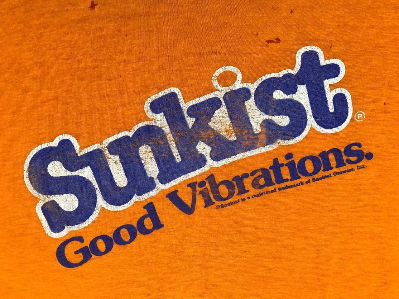 Vintage vintage 80s sunkist orange tangerine drink paper thin Size US M / EU 48-50 / 2 - 4 Thumbnail