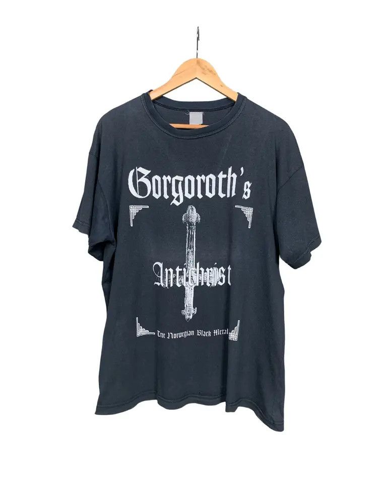 Band Tees GORGOROTH 90s Antichrist Black Metal Vintage T-Shirt Size US L / EU 52-54 / 3 - 1 Thumbnail