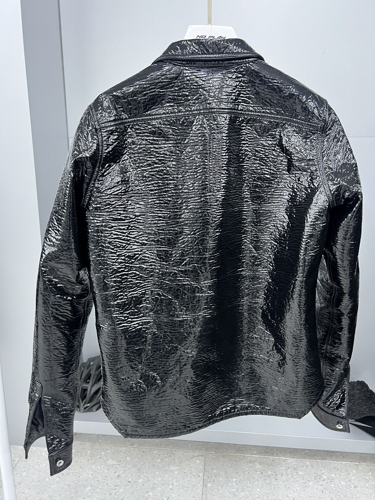 Rick Owens Drkshdw Rick Owens performa shiny overshirt coated jacket Size US S / EU 44-46 / 1 - 2 Thumbnail