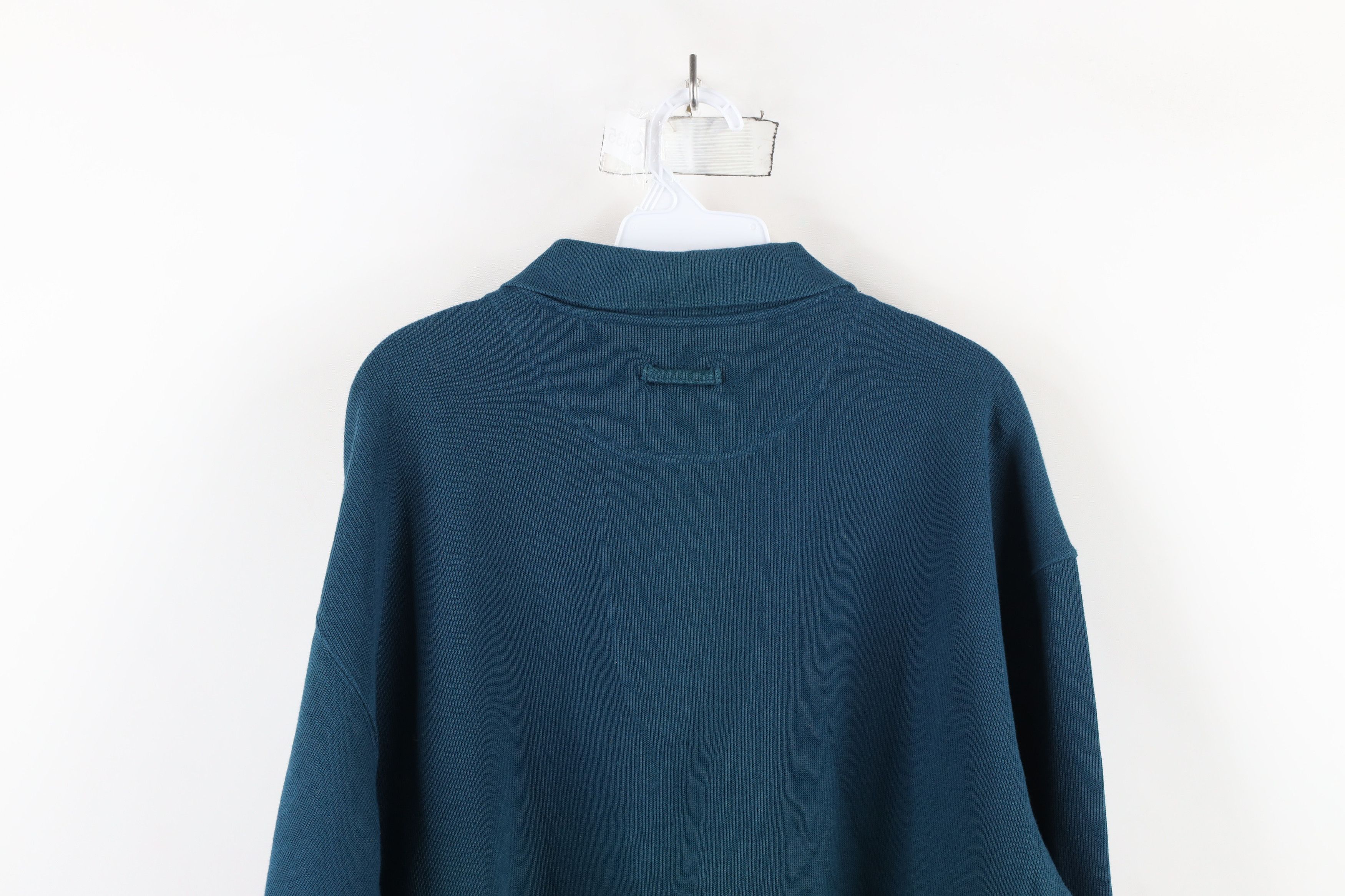 Vintage Vintage 90s Streetwear Ribbed Knit Half Zip Long Sleeve Polo Size US M / EU 48-50 / 2 - 12 Thumbnail