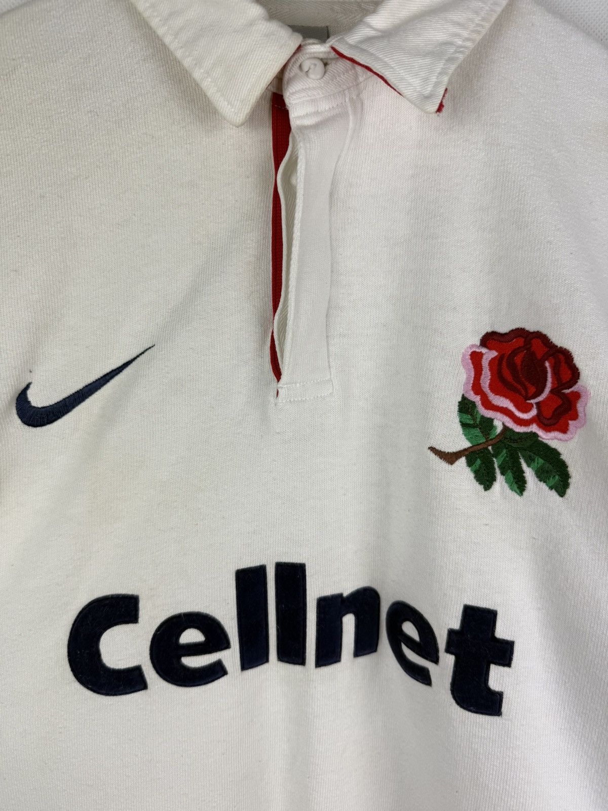 Nike Vintage 1997-99 Nike England Cellnet Long Sleeve Rugby Shirt Size US M / EU 48-50 / 2 - 12 Thumbnail