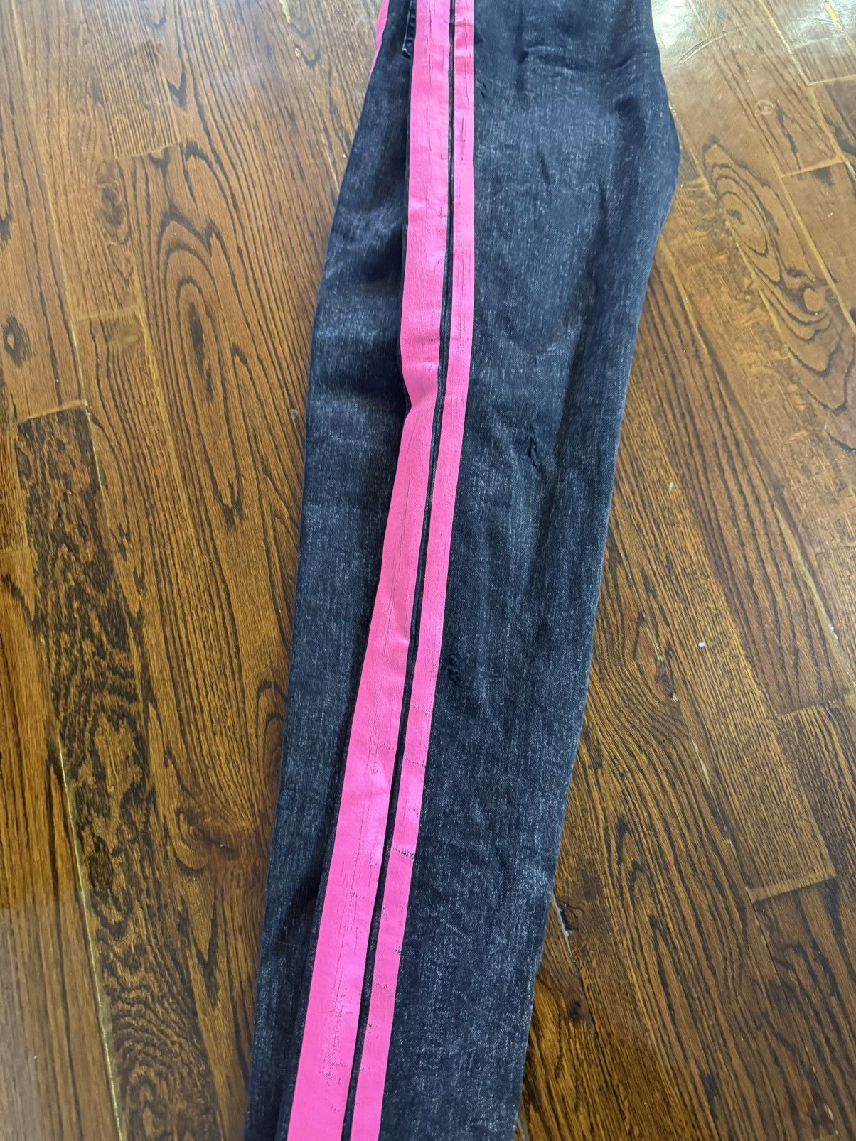 Amiri Amiri pink stripe jeans Size US 30 / EU 46 - 8 Thumbnail